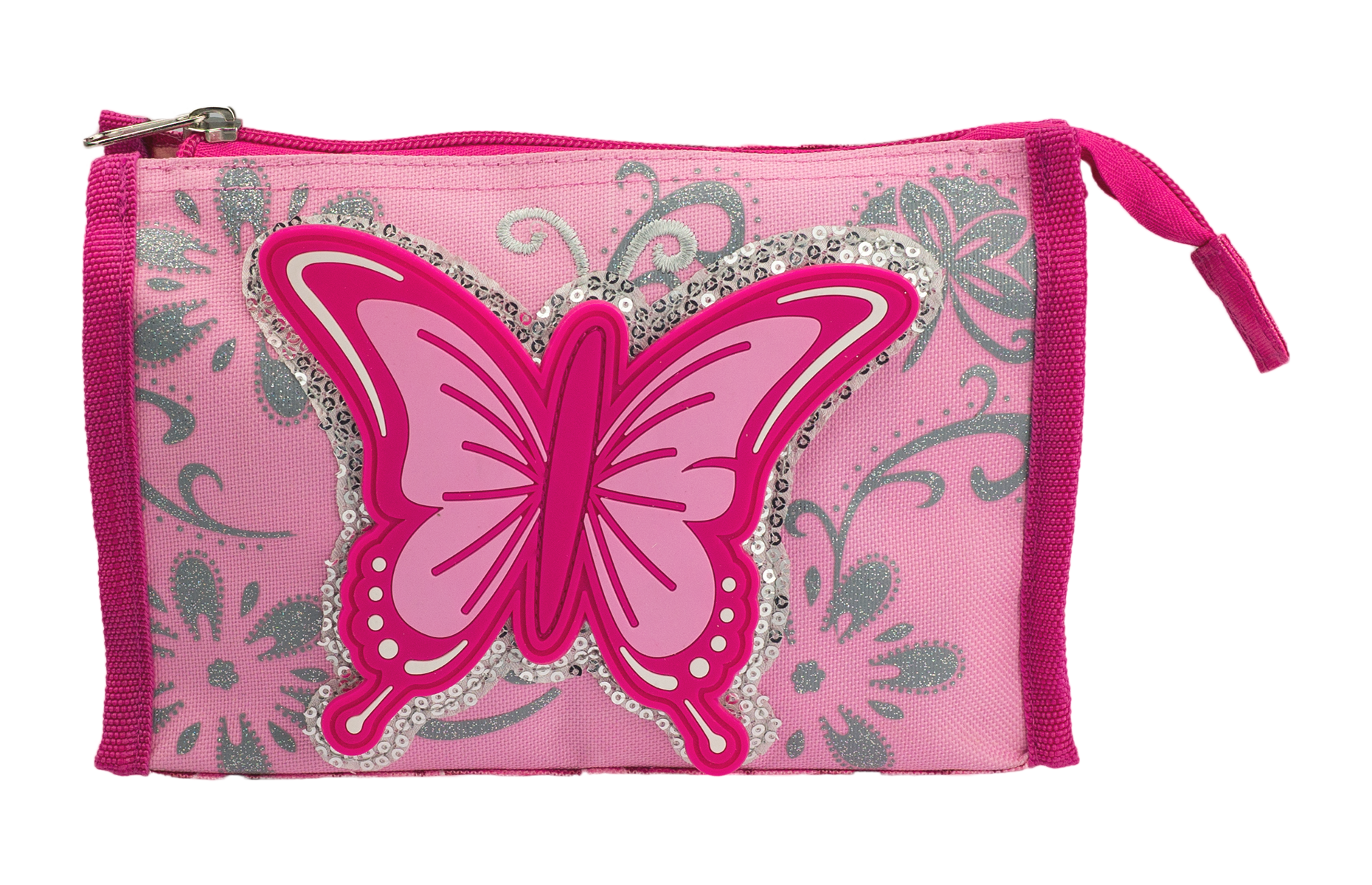 Kinder Beauty-case Kosmetiktasche "Schmetterling" in pink - 1924-100-80