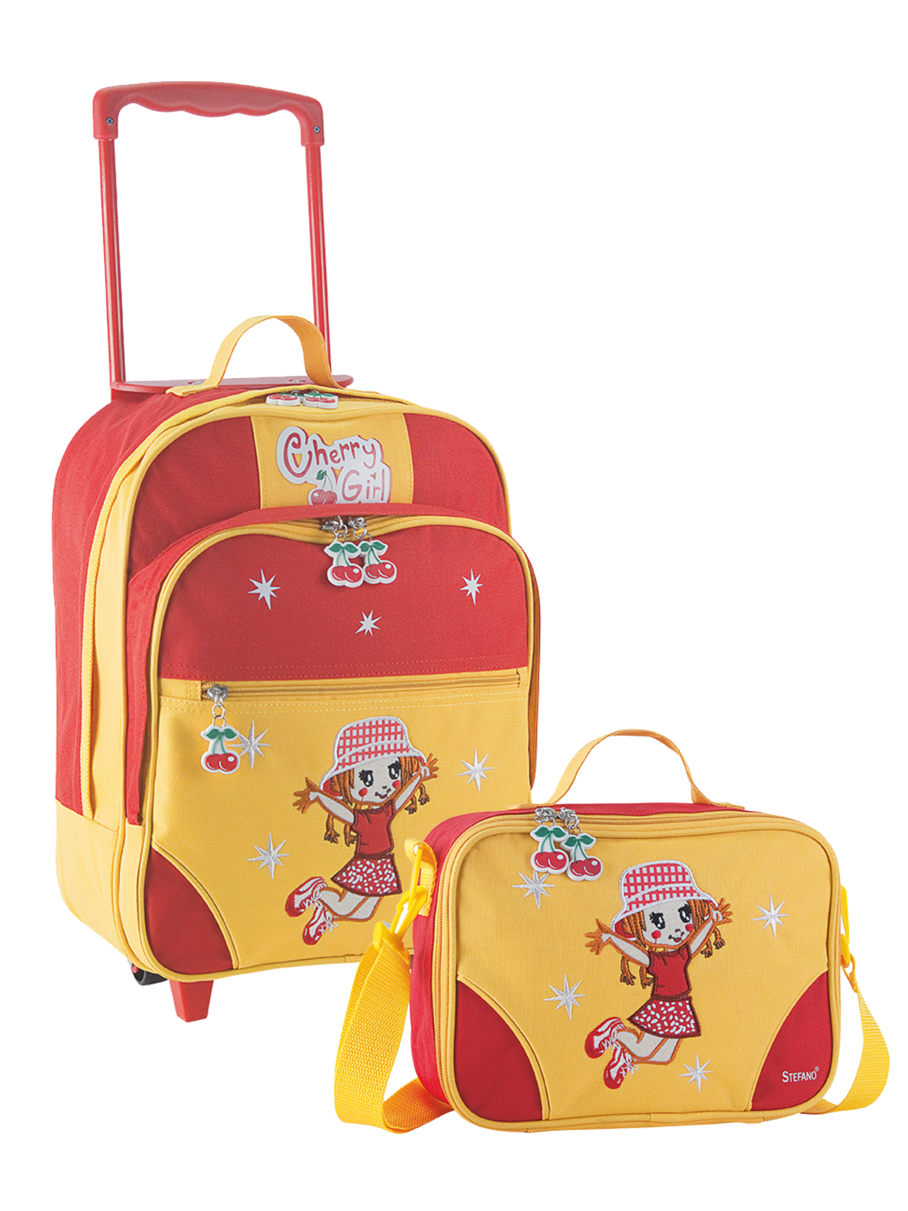 2 teiliges Kinderrreiseset Kindertrolley und Kindertasche - 1217-02-70