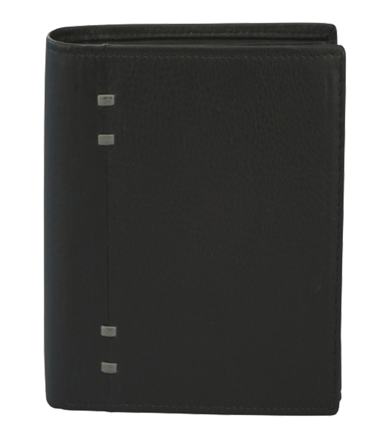 Unisex Geldbeutel Leder in schwarz Hochformat 100-115-60