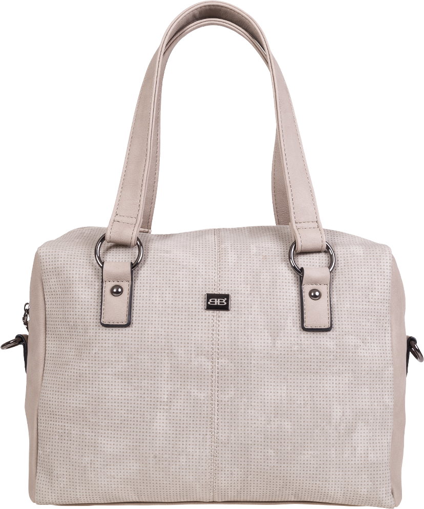 Bowlingbag Henkeltasche "Perforated Diversity" stone