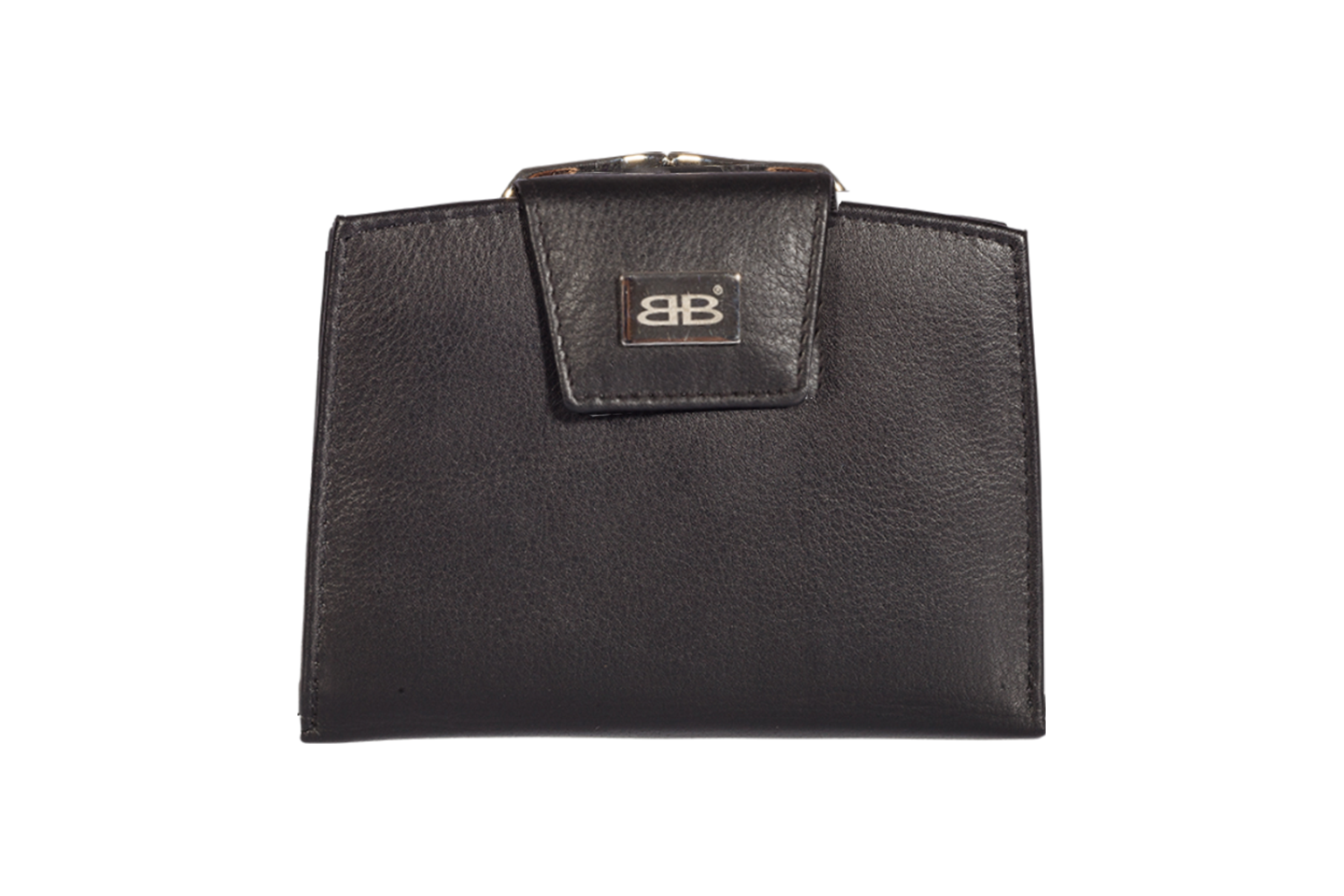 Damenbörse mit Bügel Bügelbörse in schwarz von Bernardo Bossi LEDER RFID - 853-019-60