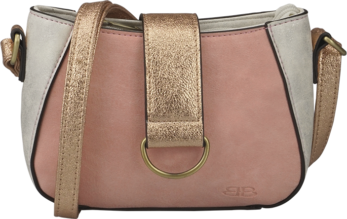 Überschlagtasche Abendtasche Umhängetasche in rosa - 291-01-40