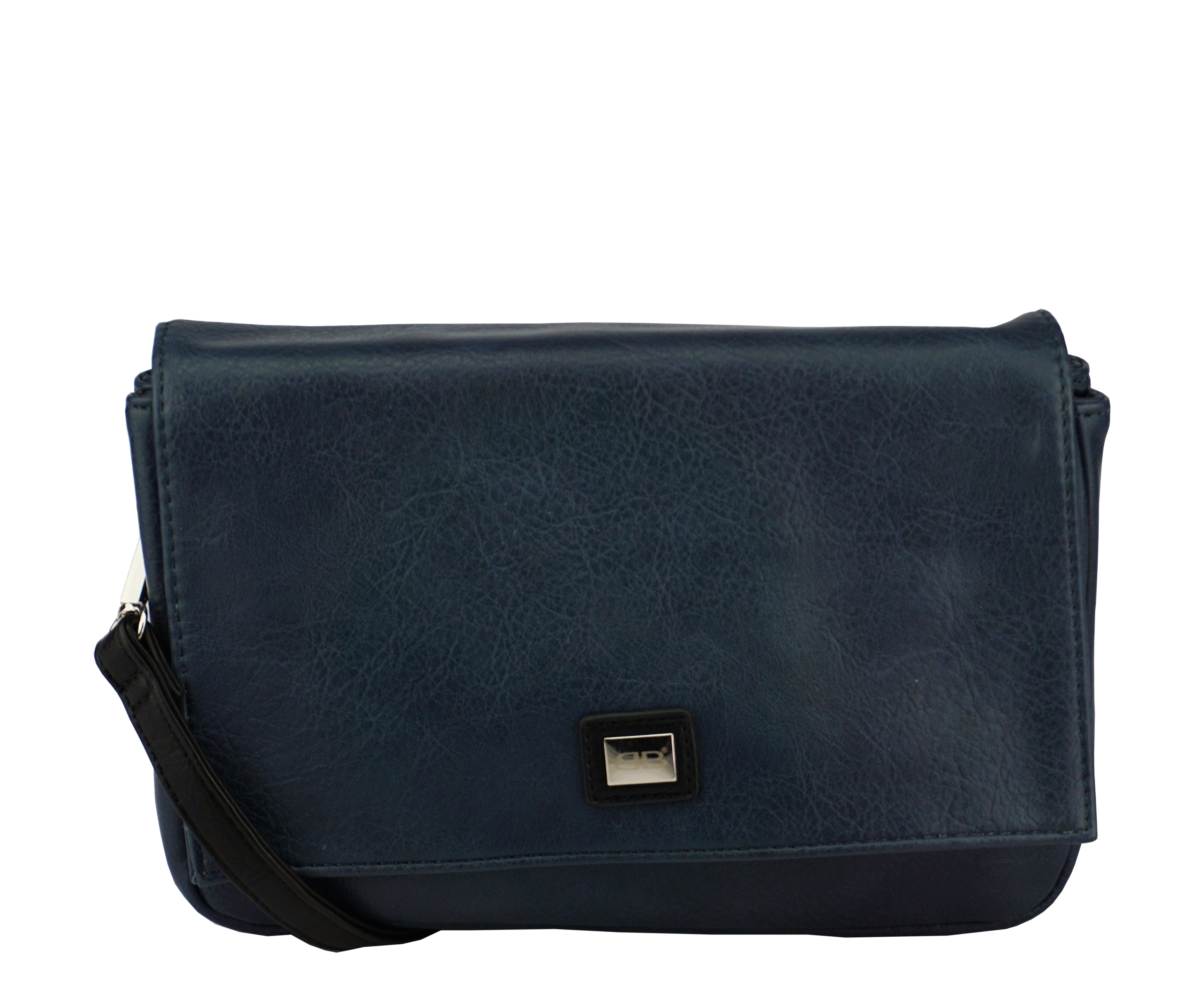 Überschlagtasche Umhängetasche Abendtasche "Bella" in blau - 415-919-65