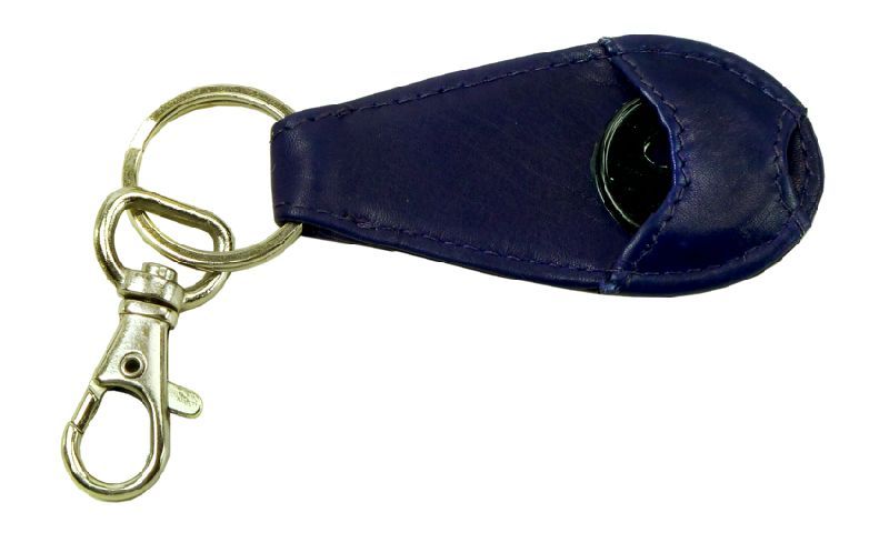 Schlüsselhalter Schlüsseletui mit Einkaufschip in lila - 852-019-07