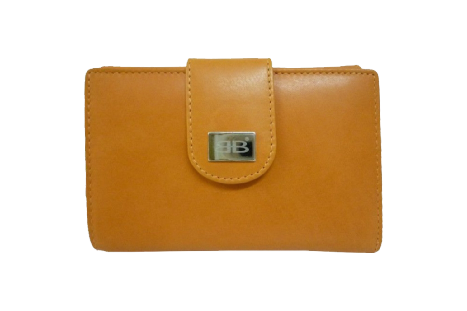 Damenbörse mit Überschlag in orange von Bernardo Bossi LEDER RFID - 857-019-04