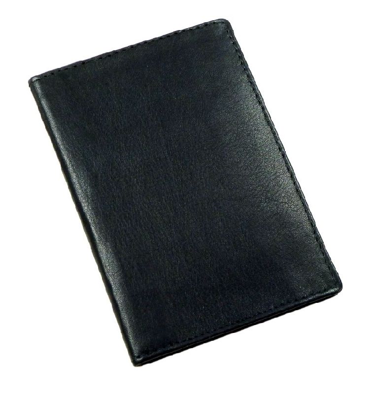 Ausweisetui Kreditkartenetui in schwarz von Stefano Leder RFID - 635-032-60